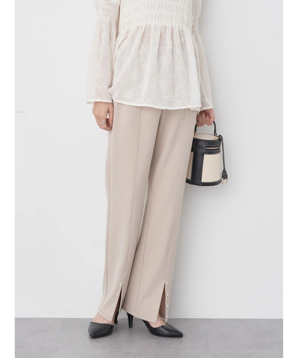 earth music&ecology パールスリットパンツ 