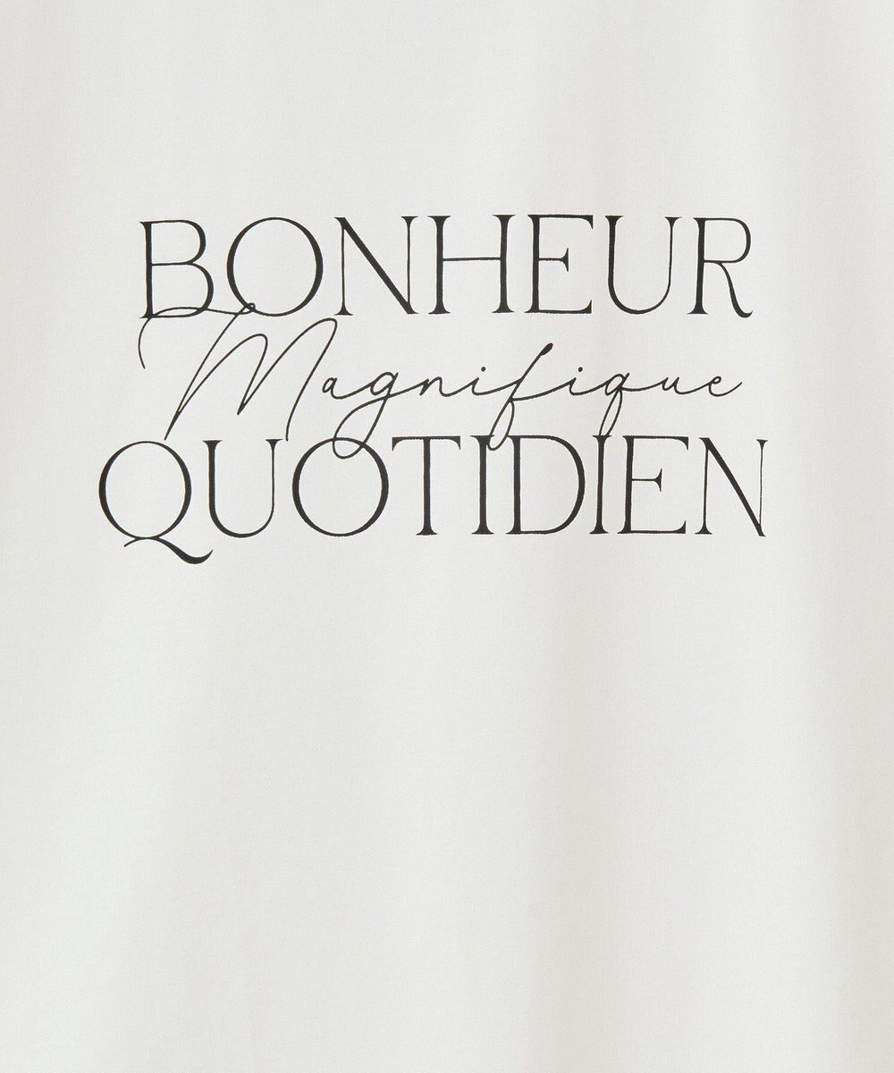 Green Parks フレンチスリーブ筆記体ロゴチュニック 