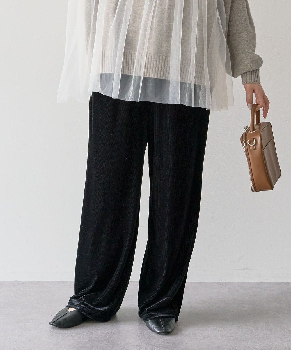 Green Parks ・ＳＵＧＡＲ　ＳＰＯＯＮ　ストライプベロアパンツ 