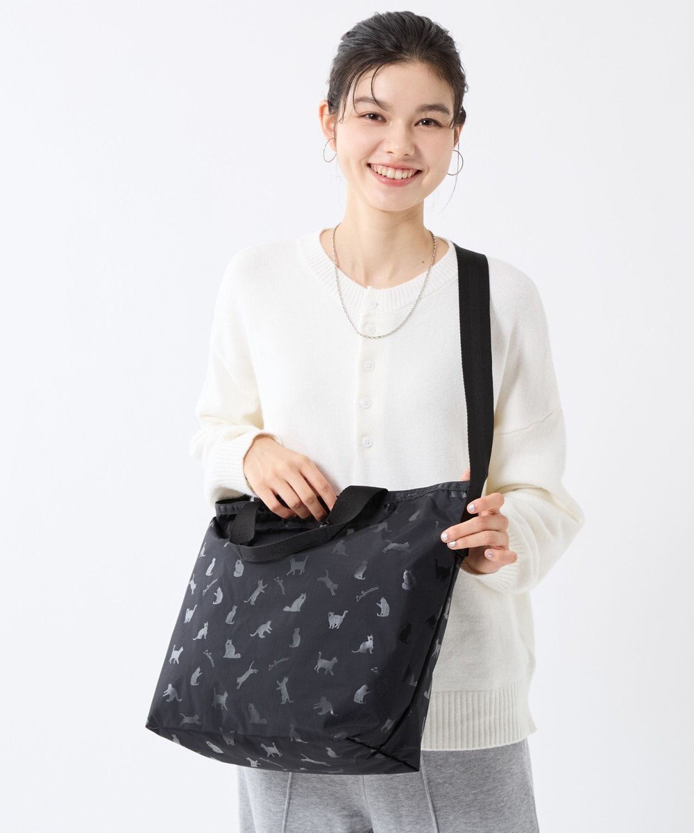 LeSportsac DELUXE EASY CARRY TOTE/ブラックキャッツ 