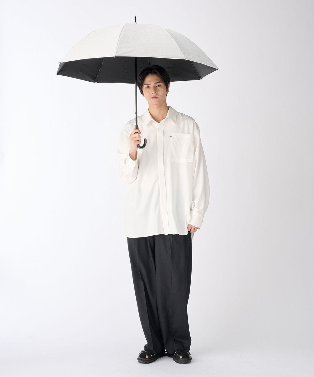 MOONBAT ハニカム断熱パラソル 無地 長傘  晴雨兼用 日傘 遮光率100％ UV100％ 遮熱 耐風 60cm 