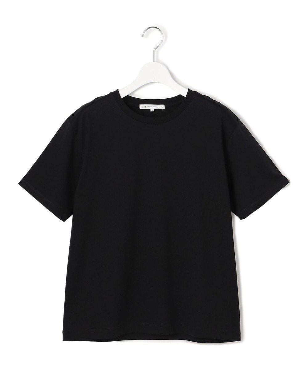 23区 シルキータッチ ベーシック Tシャツ 