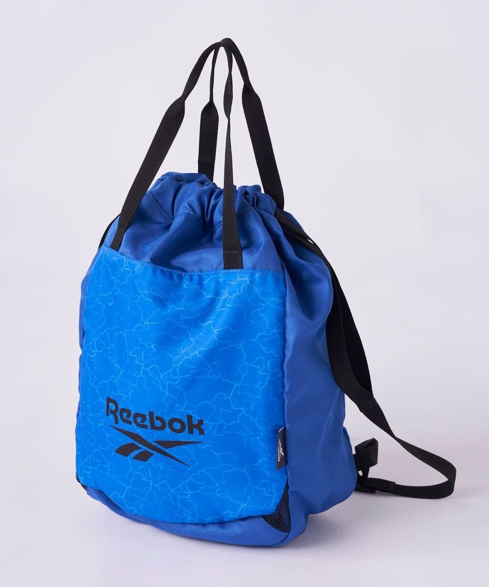 OP／FILA 【Reebok】ブランドロゴ入り巾着型ナップサック 