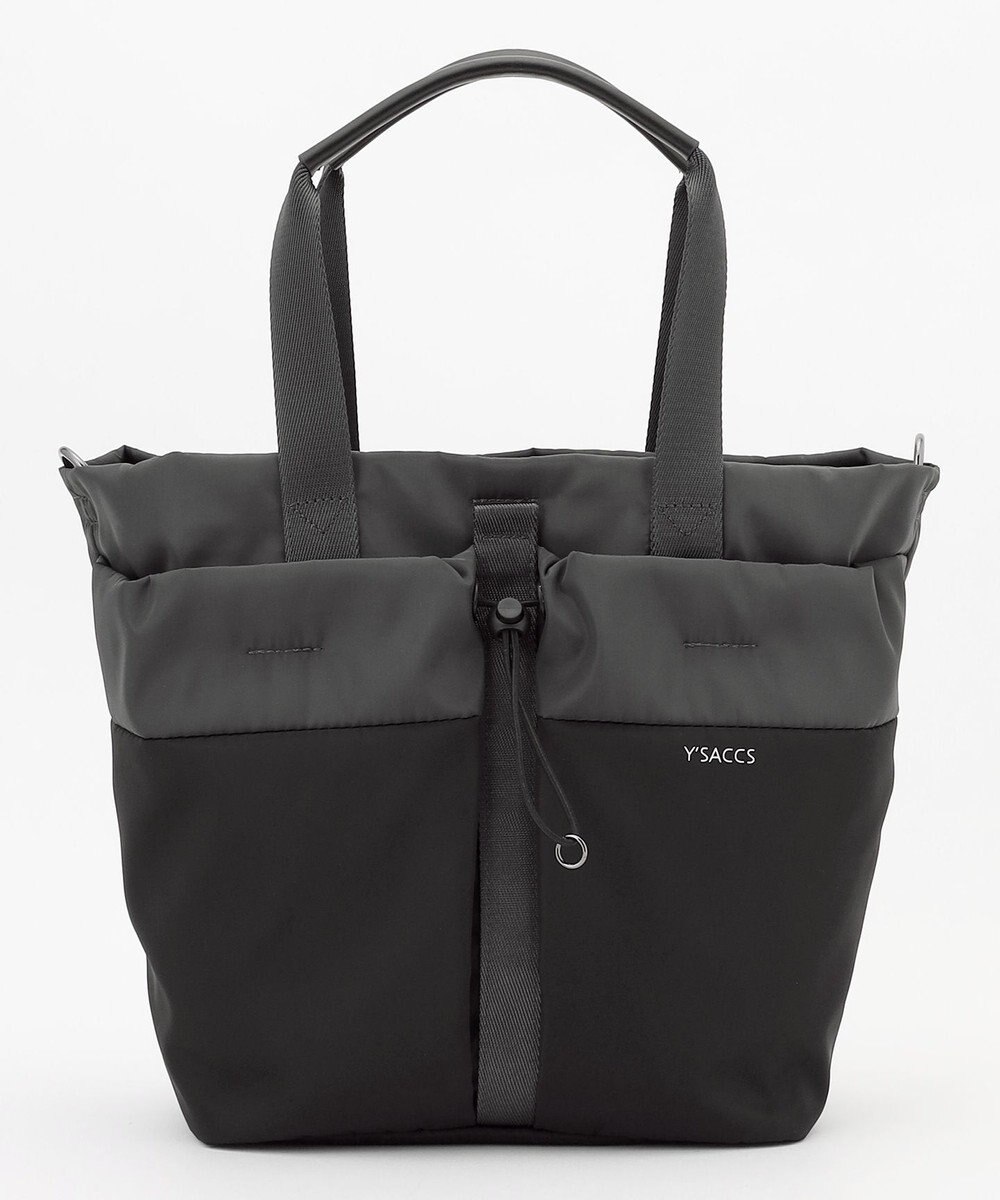 Y'SACCS ドローストリング コンビカラー2WAYトート 