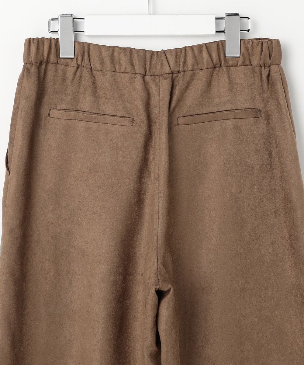 J.PRESS LADIES L マイクロライトスエード ワイド パンツ 