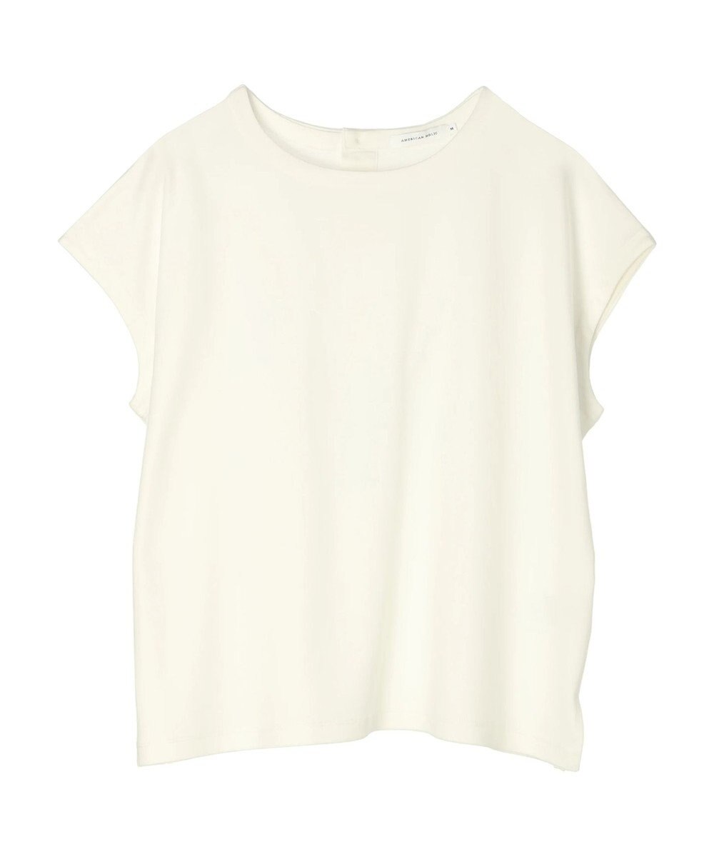 AMERICAN HOLIC バックボタンフレンチスリーブプルオーバー 