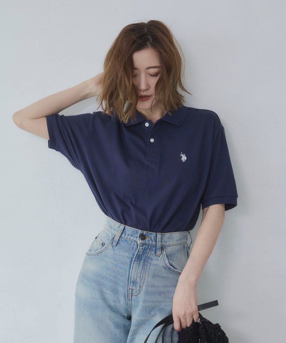 WEGO 【ユニセックス着用ITEM/SMLサイズ展開】U.S. POLO ASSN.別注ポロシャツ 