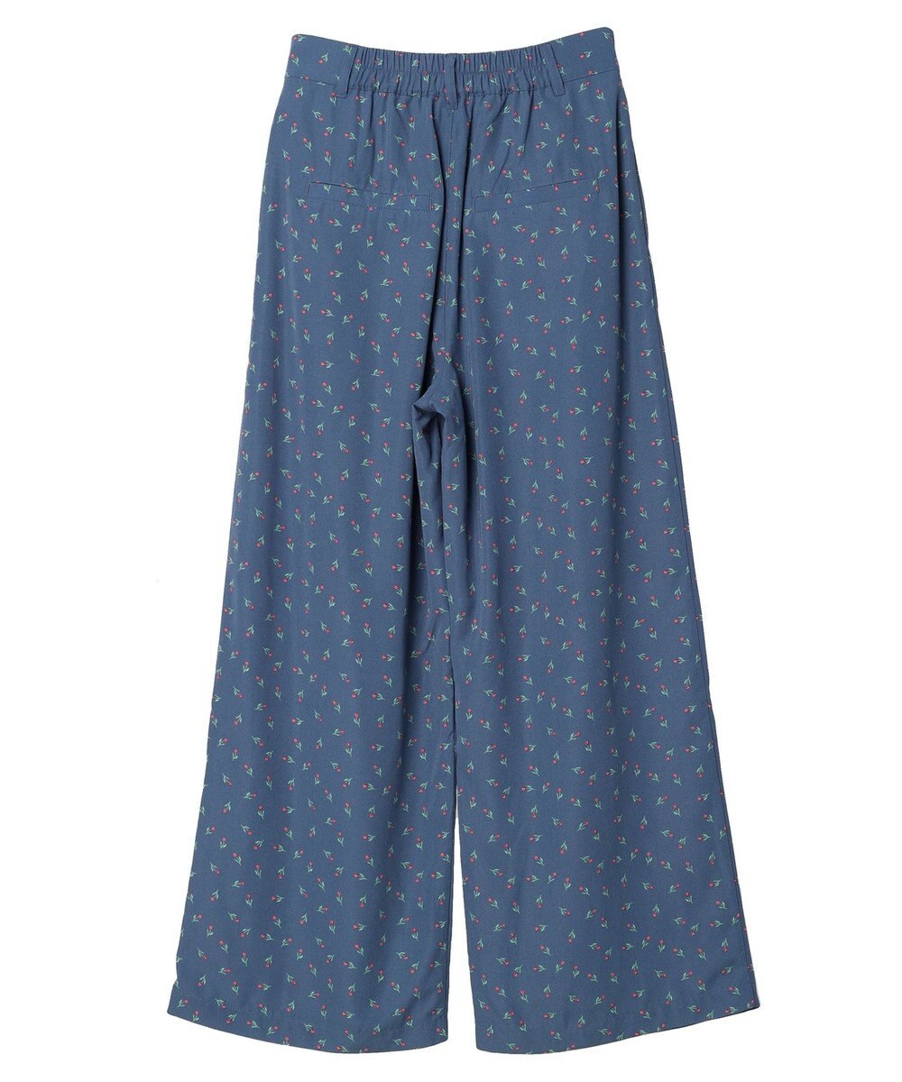 earth music&ecology 花柄ワイドパンツ 