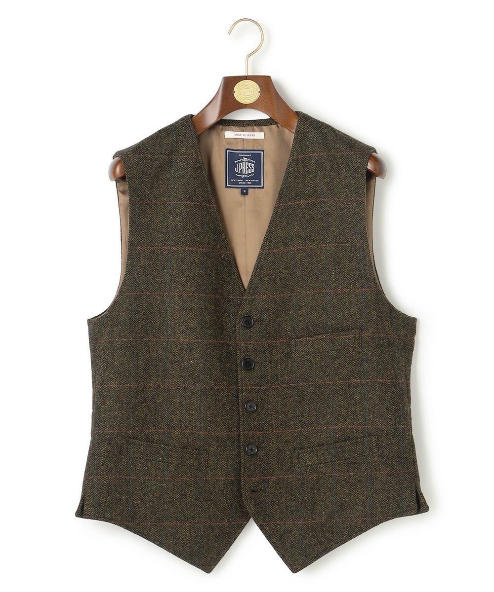 J.PRESS MEN 【J.PRESS ORIGINALS】Lambs Tweed Over Odd Vest / Japan Made 