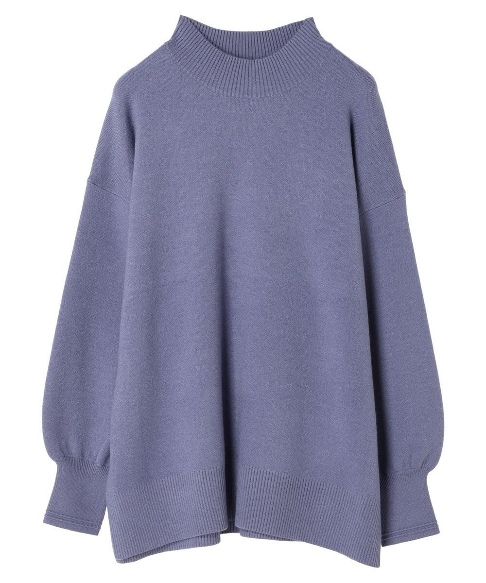 earth music&ecology やわらかタッチハイネックチュニック 