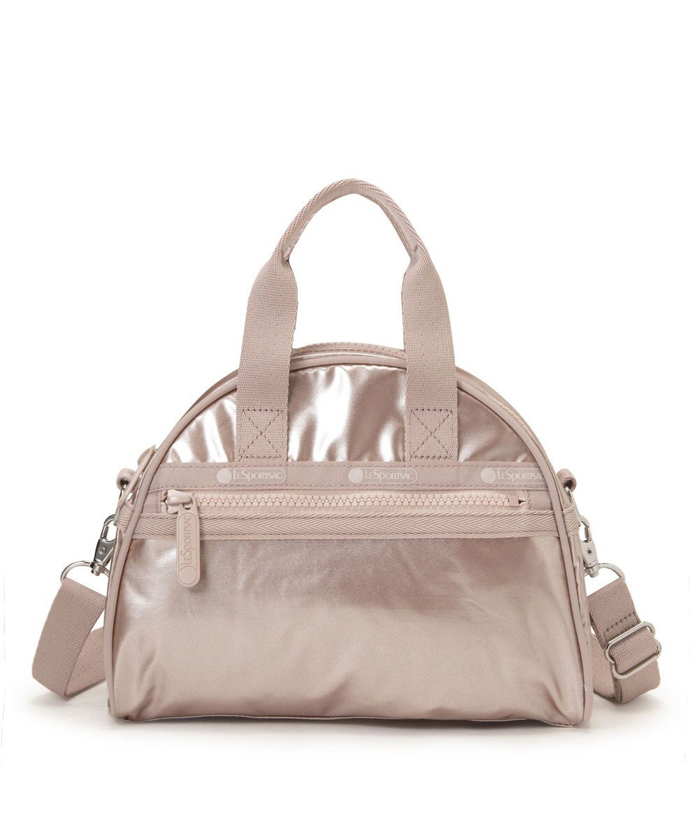 LeSportsac ROUND SM SATCHEL/ローズゴールドシャイン 