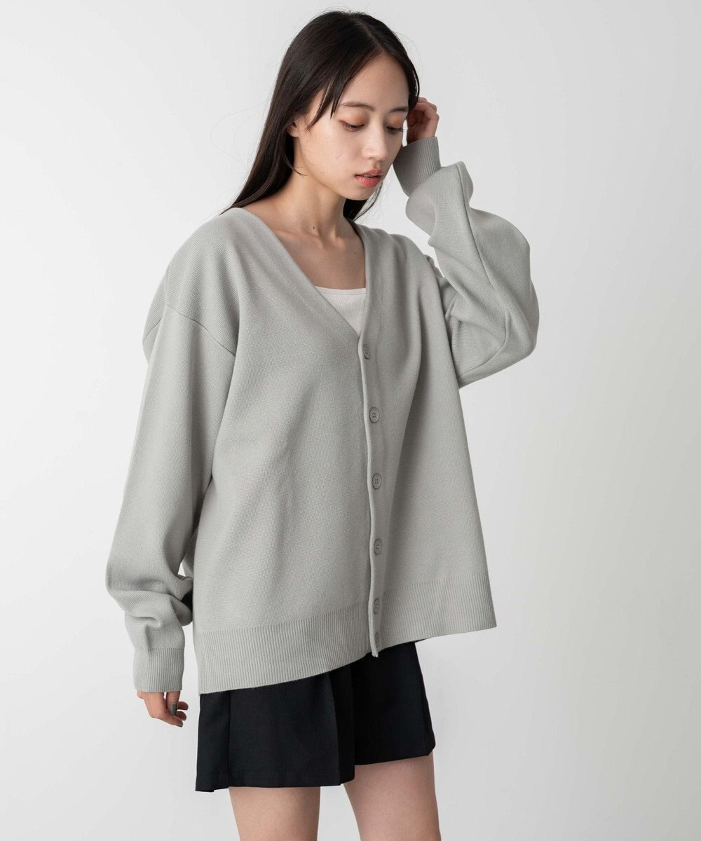 WEGO 【ユニセックス着用ITEM】ミラノリブカーディガン 