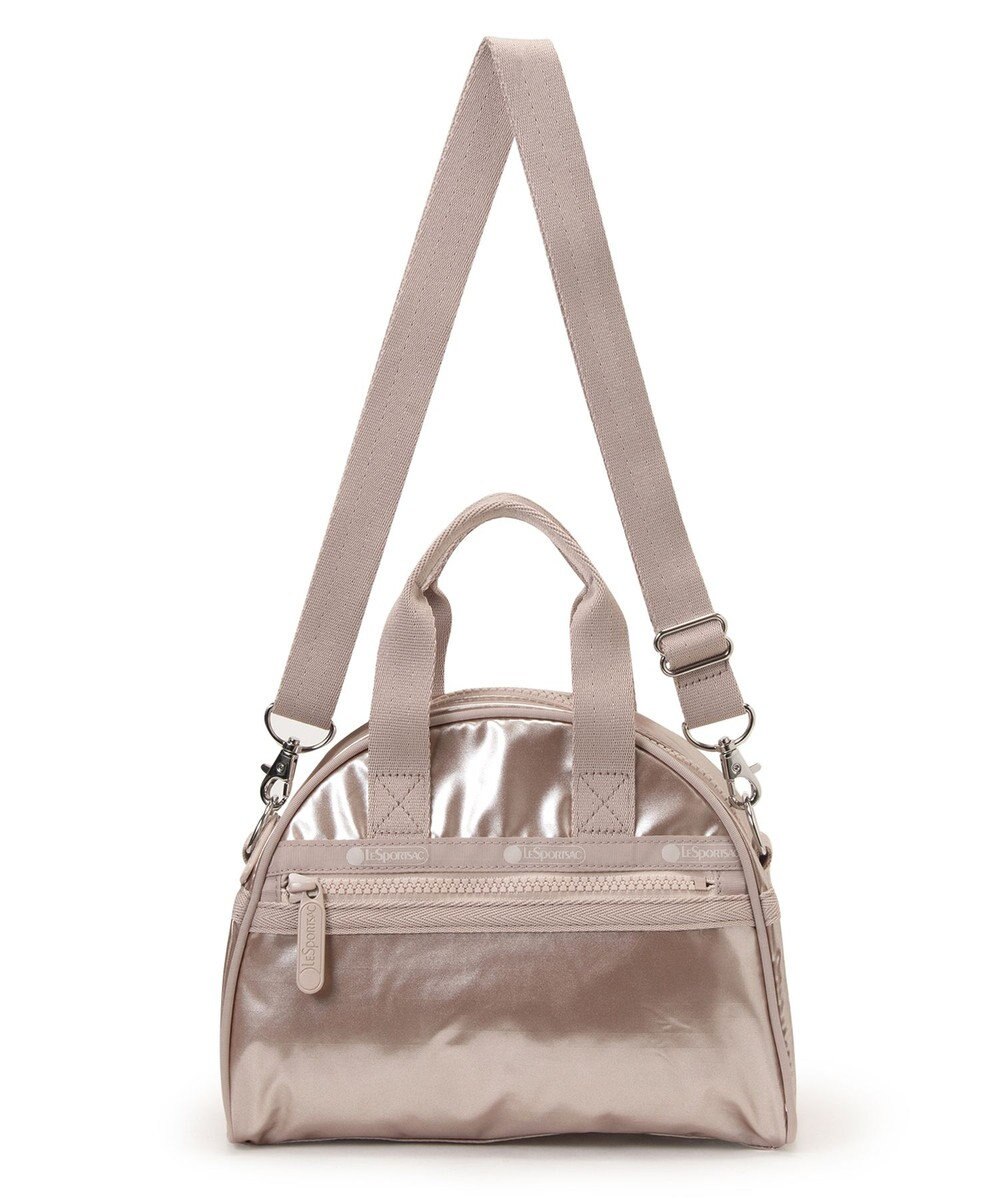 LeSportsac ROUND SM SATCHEL/ローズゴールドシャイン 