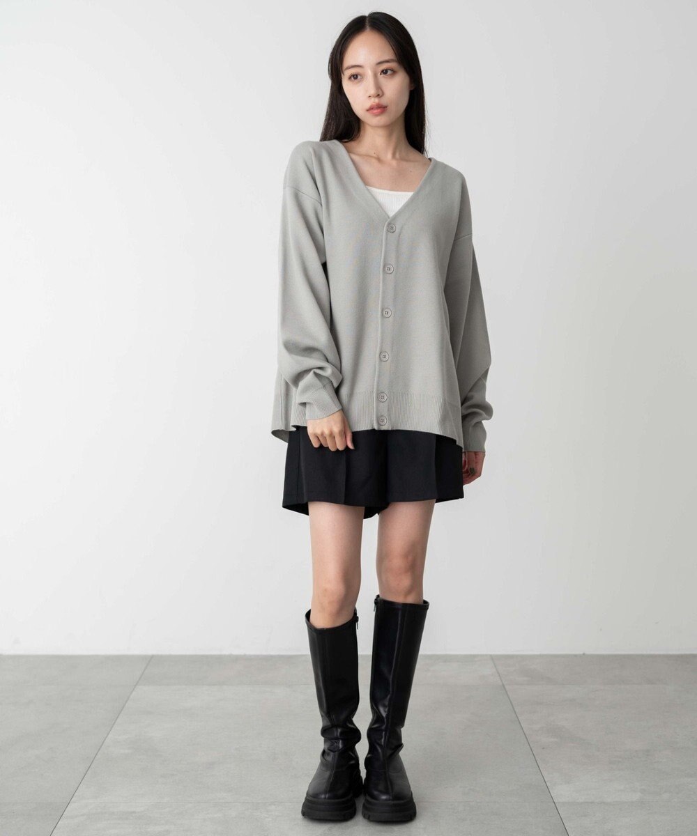 WEGO 【ユニセックス着用ITEM】ミラノリブカーディガン 