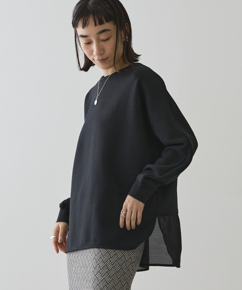 AMERICAN HOLIC ドルマン異素材ポンチプルオーバー 