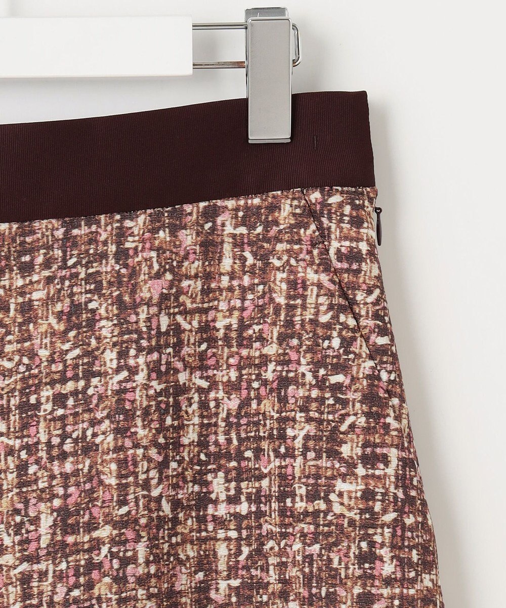 自由区 S プリントジャガードストレッチ スカート 