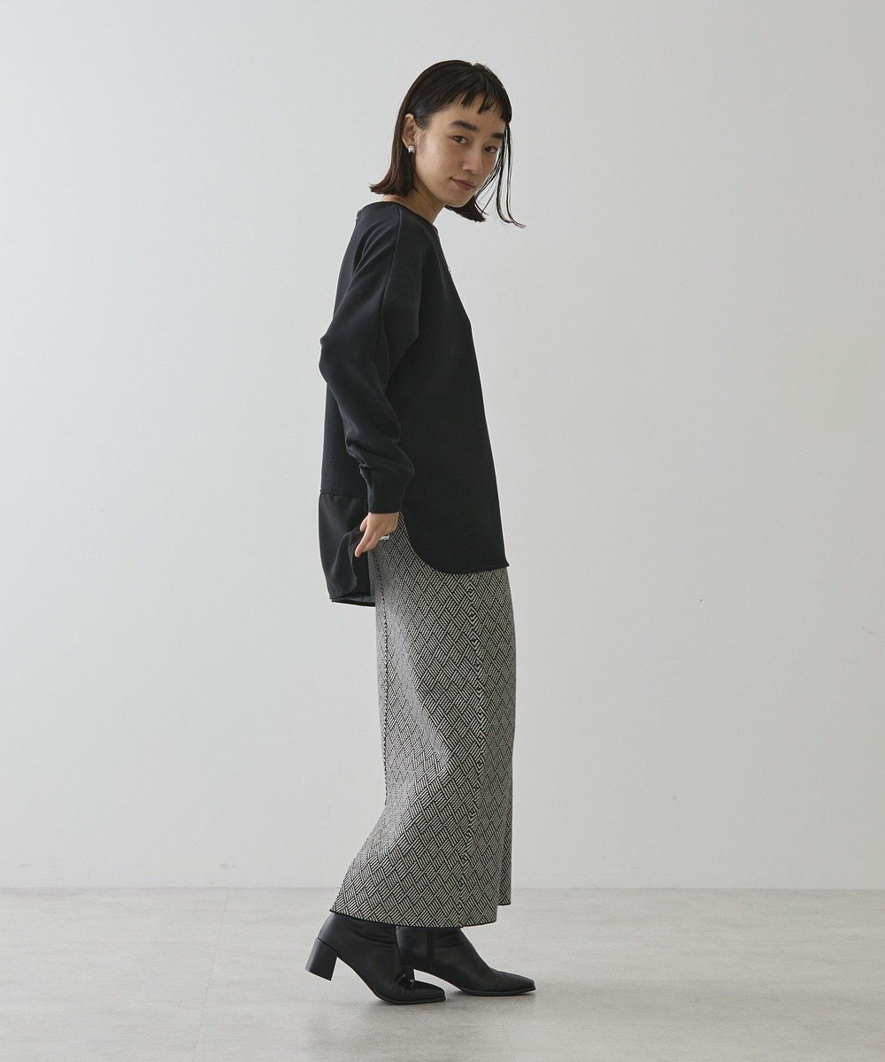 AMERICAN HOLIC ドルマン異素材ポンチプルオーバー 