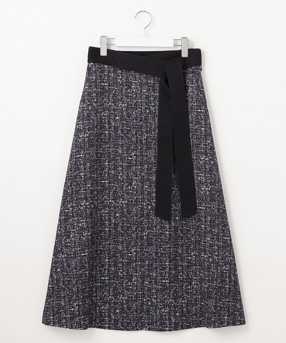 自由区 S プリントジャガードストレッチ スカート 