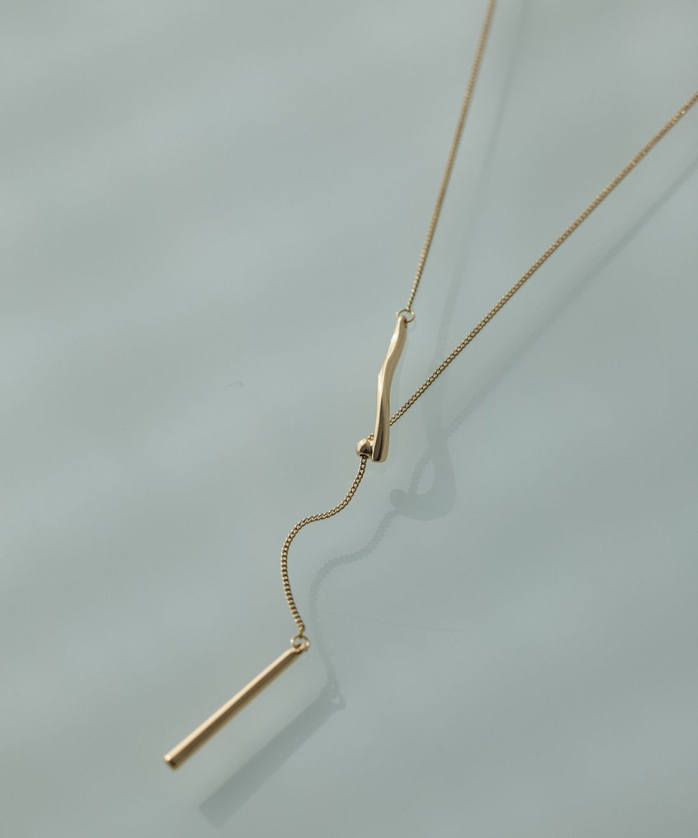 YECCA VECCA ウェービーメタルスライドラリエット 