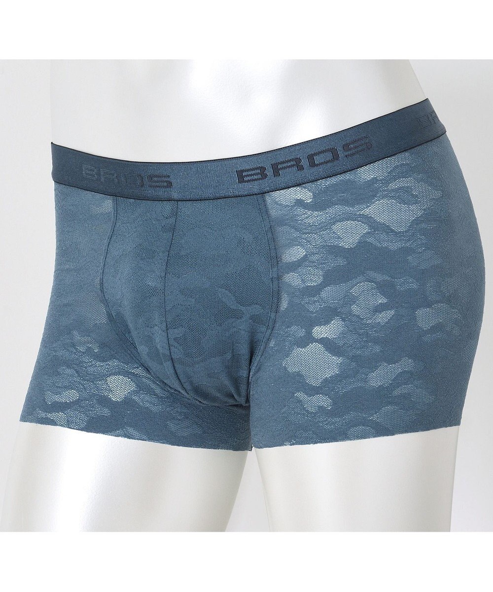 WACOAL MEN ボクサーパンツ 「レースボクサー」 通気性 フロント快適グラマラス 前閉じ GT3340 /ブロス バイ ワコールメン 