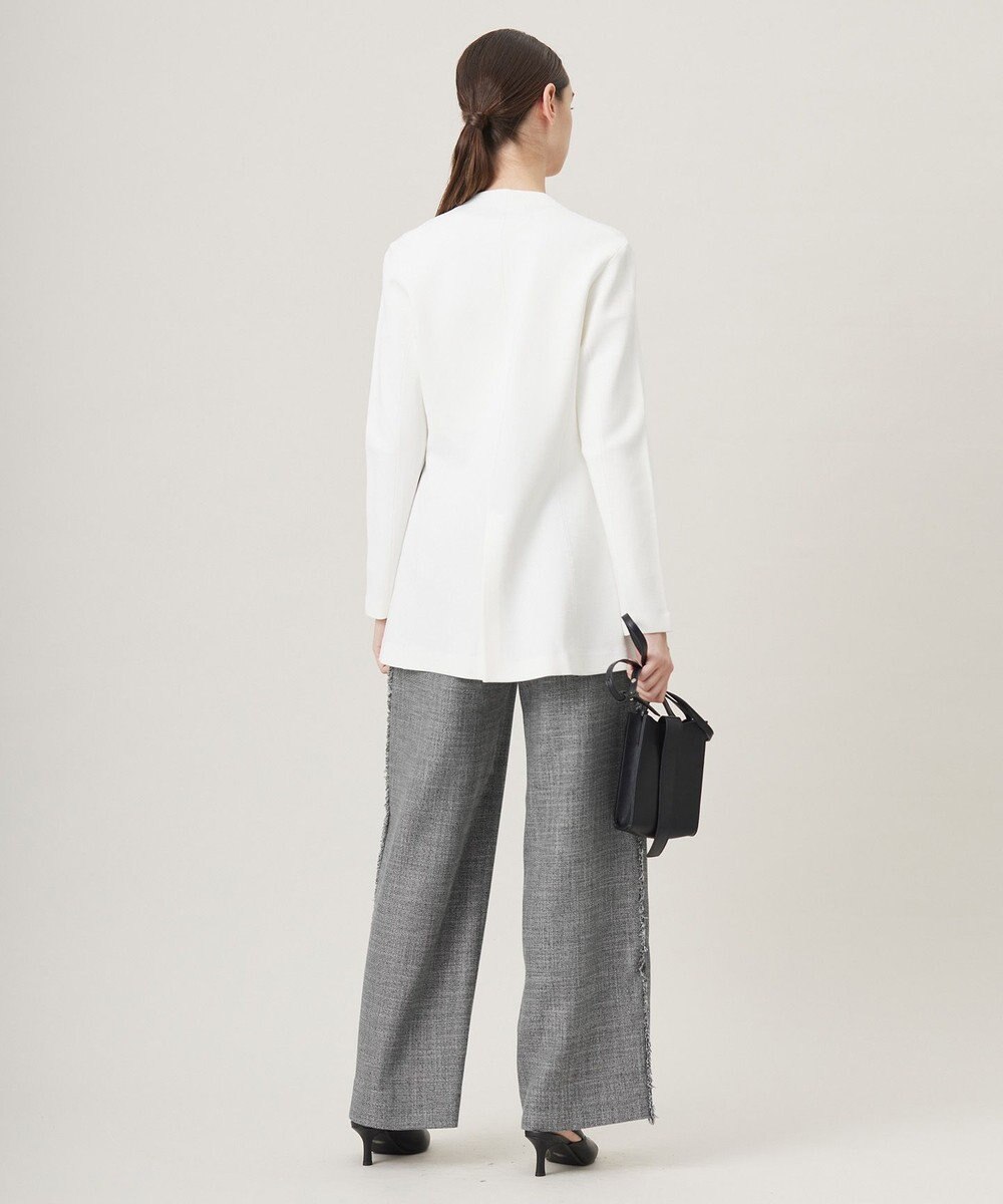 ICB 【洗える】シンセティックミラノリブ ニットジャケット 