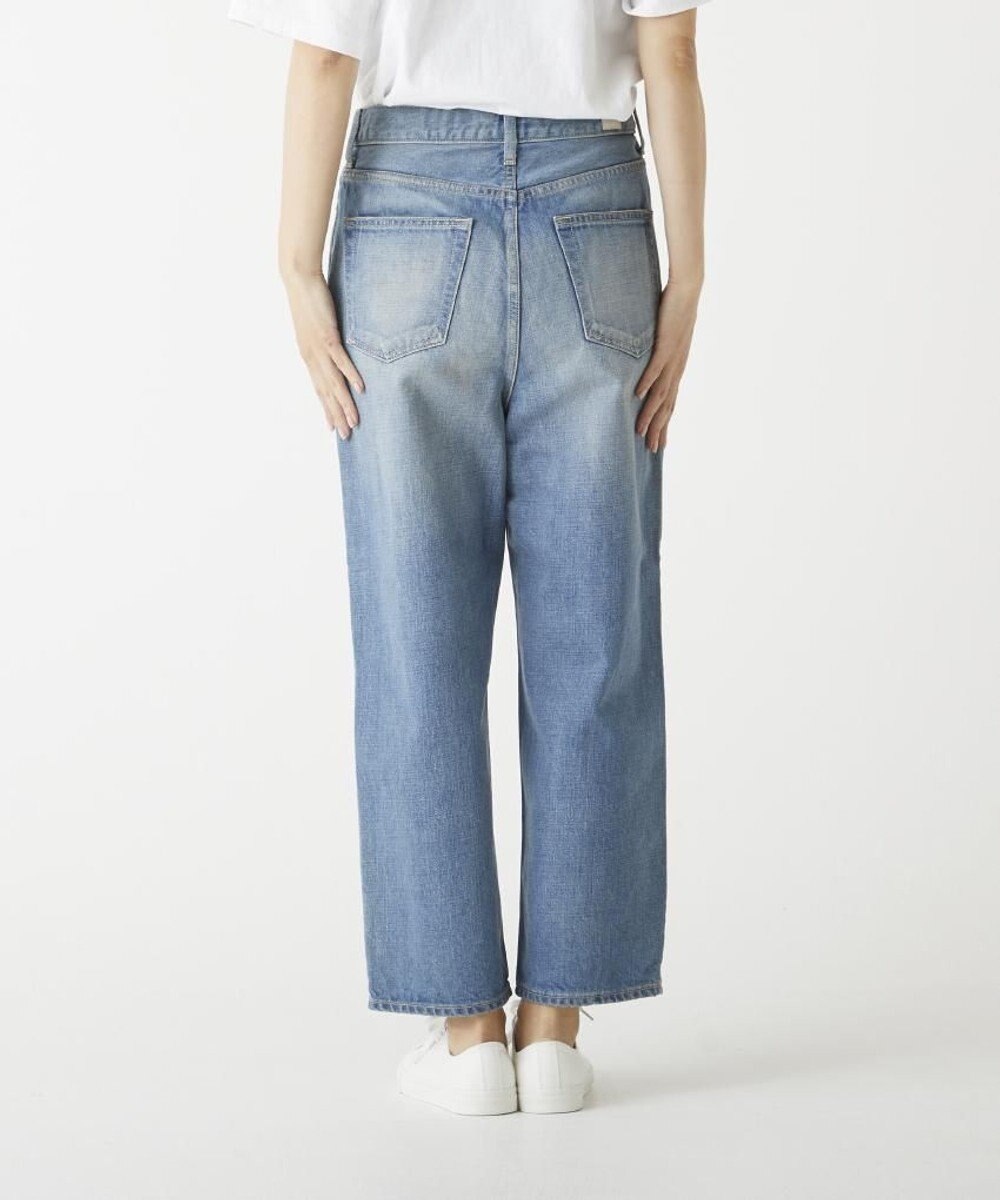 caqu FS ankle boy`s ハイウエストワイドストレートデニム 