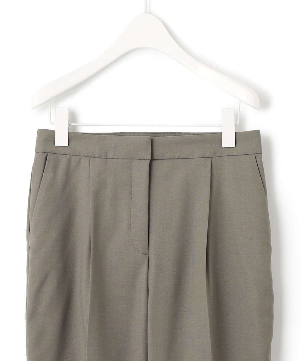 ICB 【新色追加・洗える】 ウールマットウース テーパードパンツ 