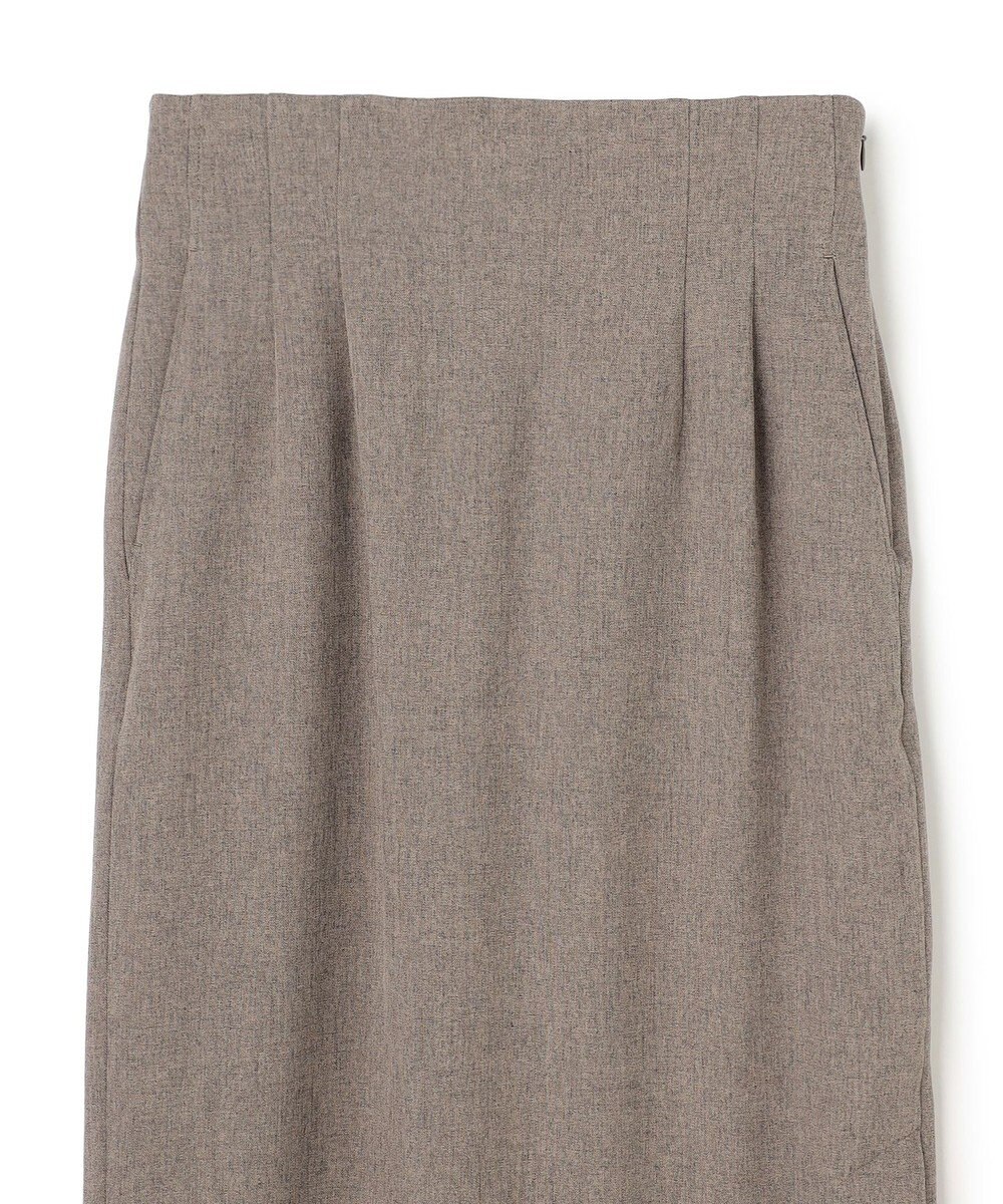 uncrave ウォッシャブルウールライクツイル Iラインスカート 