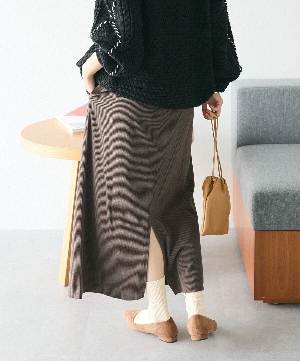 CRAFT STANDARD BOUTIQUE カットコーデュロイタイトスカート 