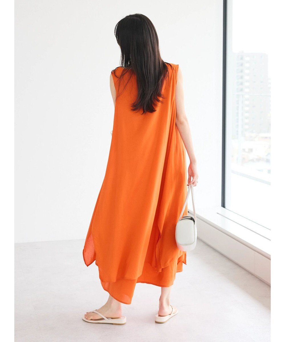 CRAFT STANDARD BOUTIQUE インド綿混フレアワンピース 