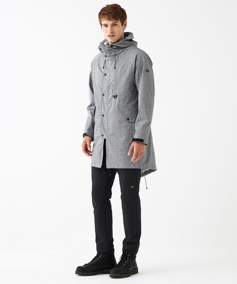 JOSEPH ABBOUD MOUNTAIN 【UNISEX】ホットピアスラブジャガードカモ コート 