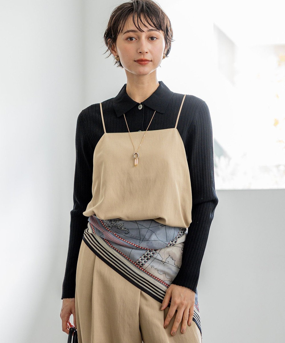 23区 【先行予約】ドレープツイル 2WAY キャミソール 