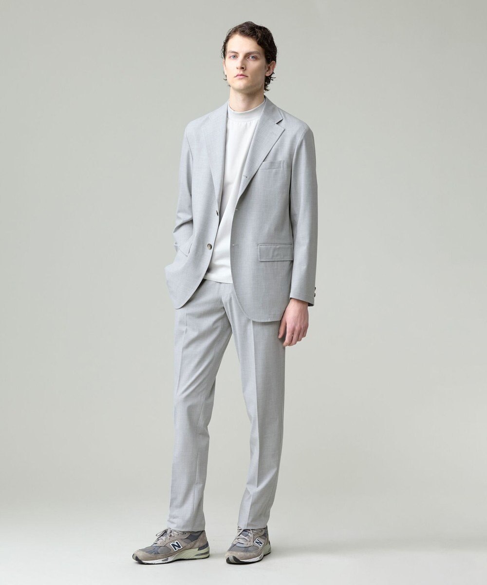J.PRESS MEN 品格とゆとりの調和【盛夏対応 / 洗える】リラックスセットアップ ジャケット 