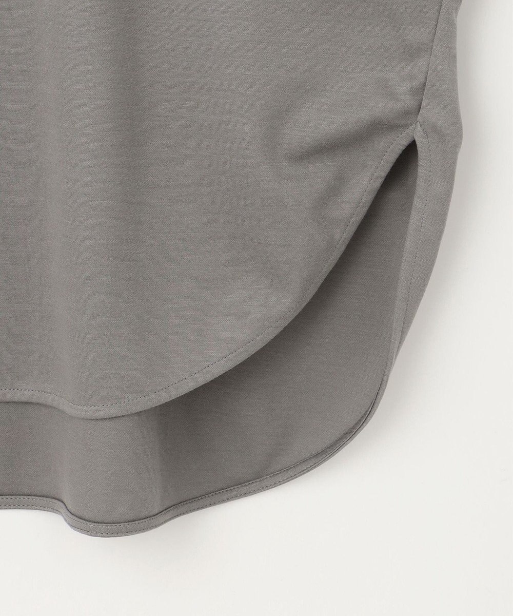 自由区 【洗える】ブラウスライクジャージー カットソー 