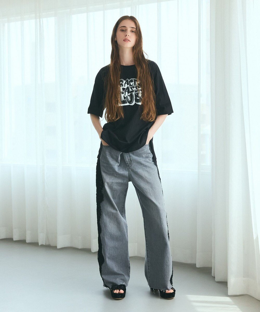 GRACE CONTINENTAL グラフィティプリントTシャツ 