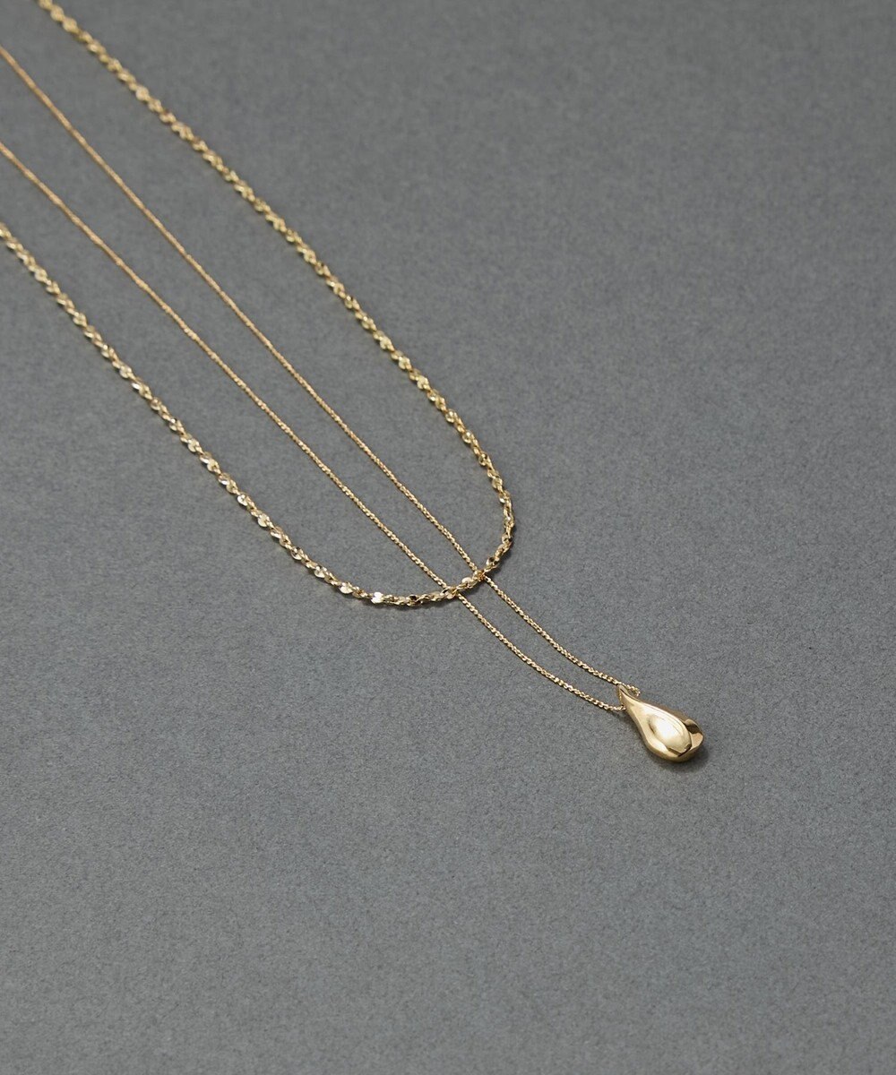 Phoebe 【金属アレルギー対応】レイヤードドロップロングネックレス 