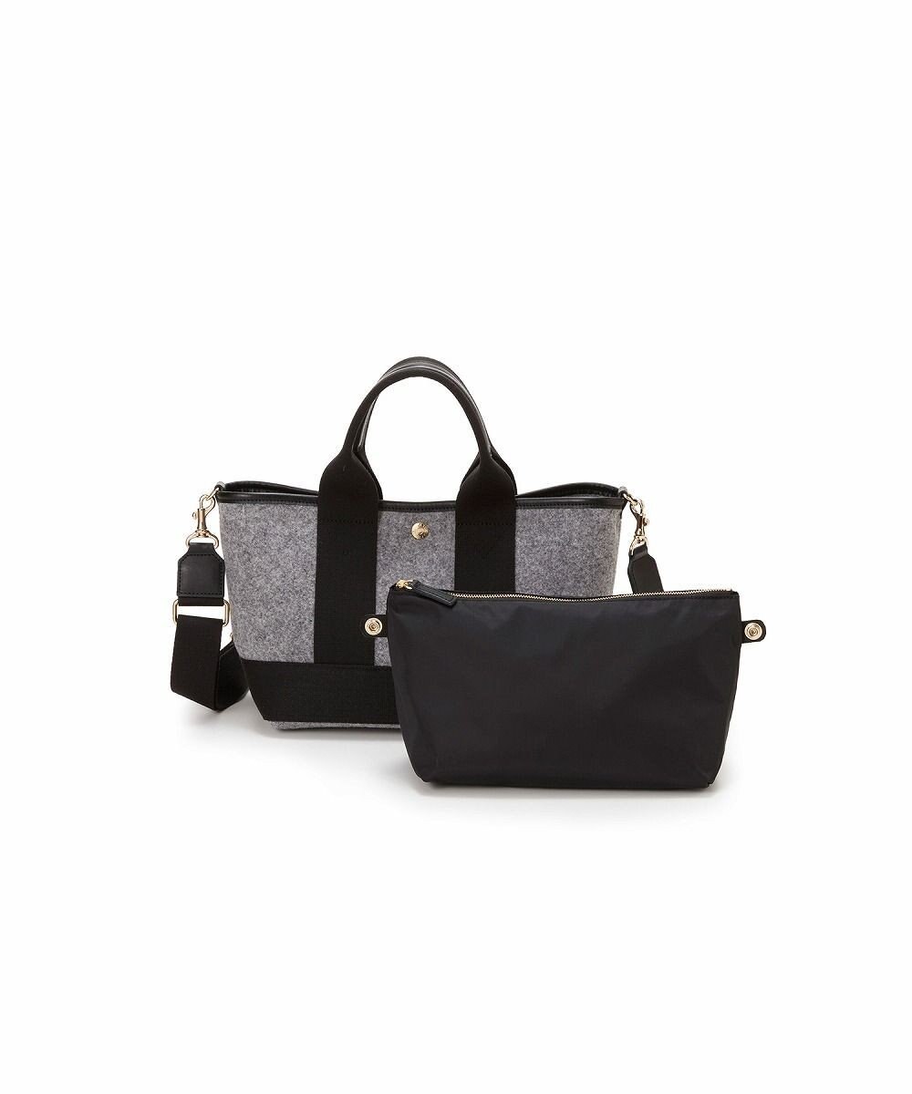 TOPKAPI 【Breath TOPKAPI】イタリアンフェルト ショルダー付 ミニ トートバッグ S 