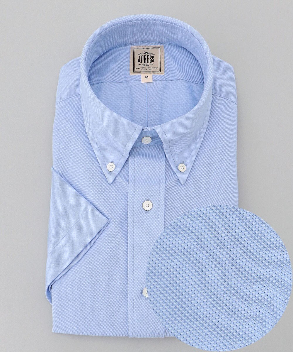 J.PRESS MEN 【J.PRESS PLUS】カノコインレイパッチポケット シャツ/B.D. 