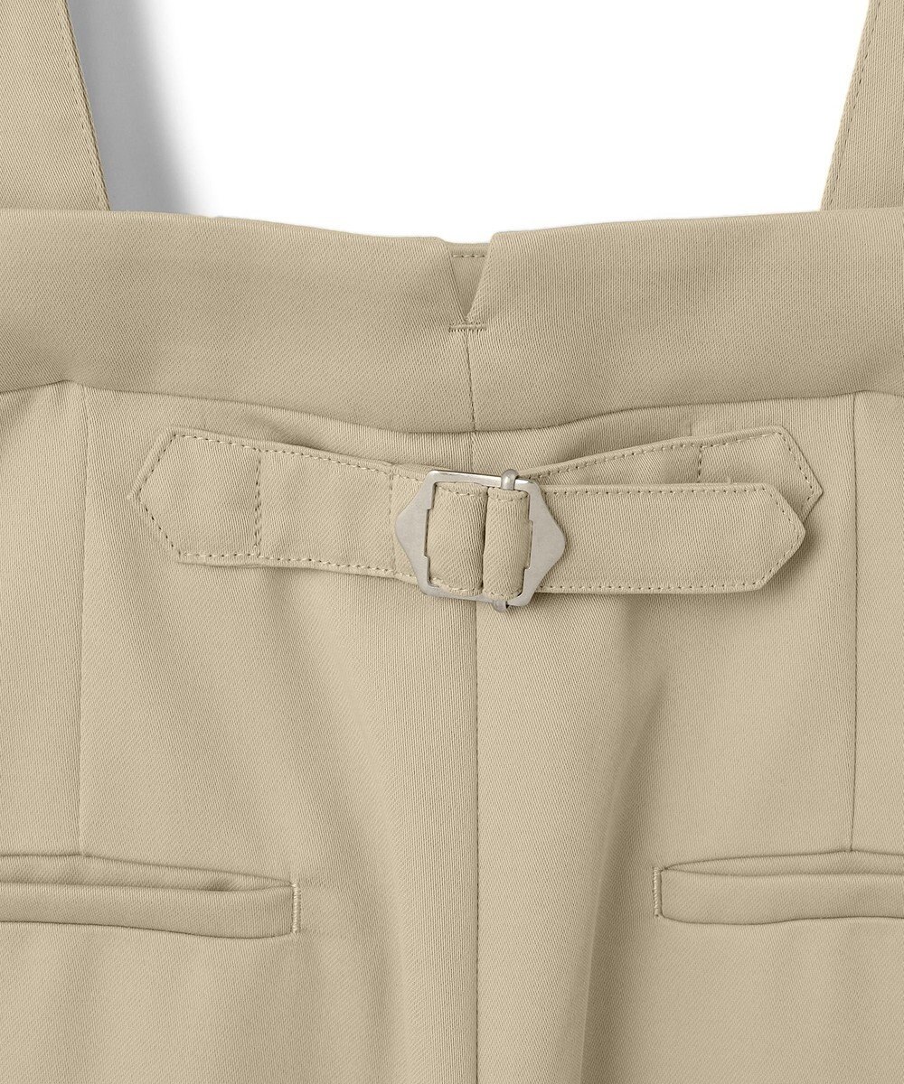 ICB L 【CLASSY.1月号掲載・2WAY・洗える】 クリアサテン ワイドストレートパンツ 