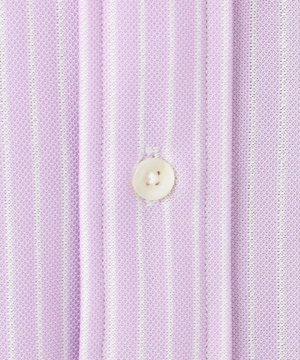 J.PRESS MEN 酷暑の清潔感もこれ一枚で【吸水速乾 / 抗菌防臭 / 防シワ】【J.PRESS OXFORD JERSEY】カノコインレイストライプ 半袖シャツ / B.D. 