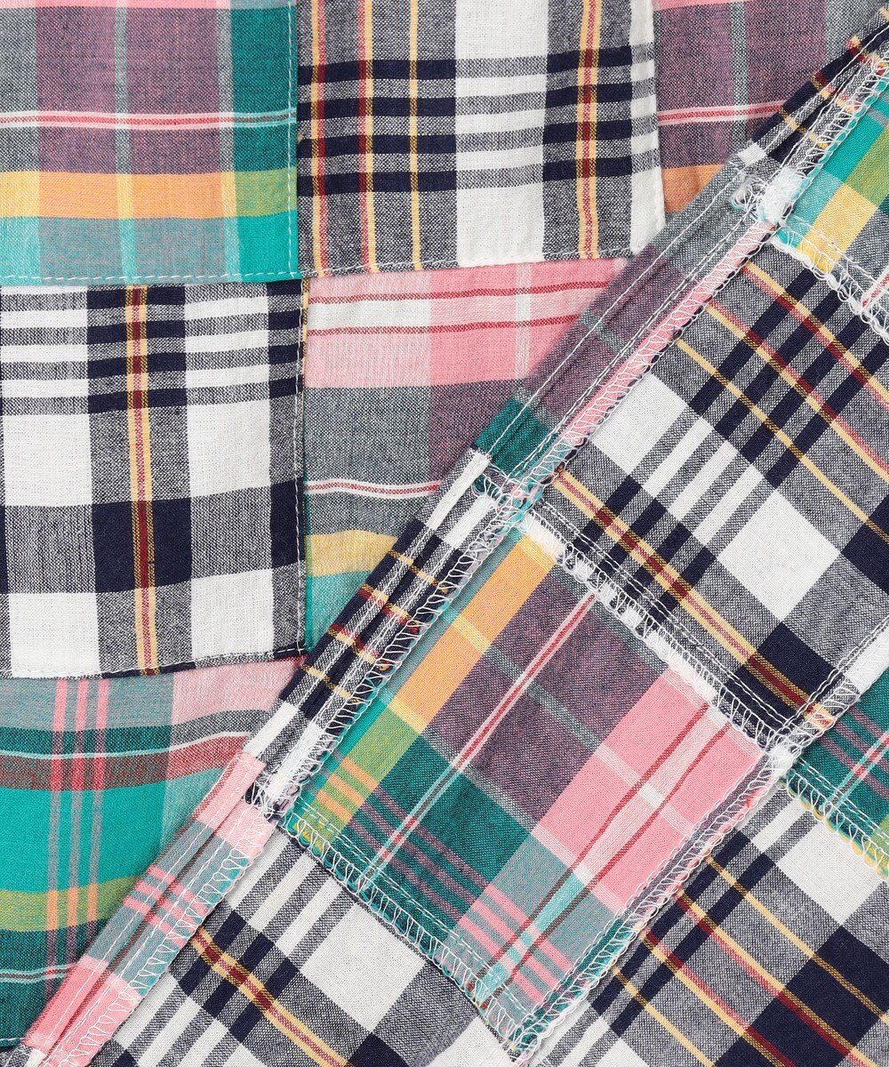 J.PRESS MEN 【KING SIZE】パッチワーク プルオーバーシャツ 