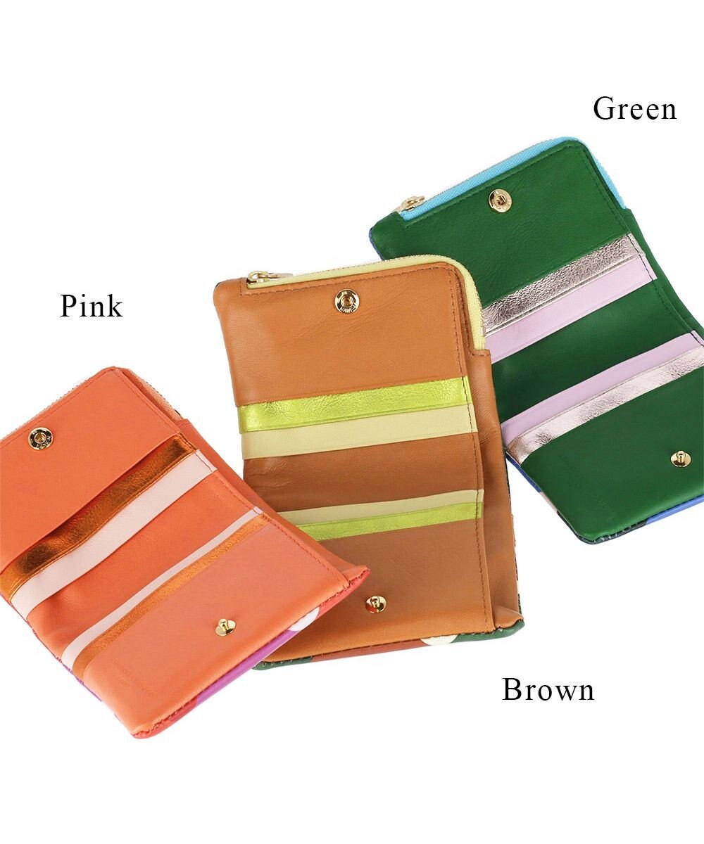 tsumori chisato CARRY くもネコチェック 財布 折り財布 ミニ財布 