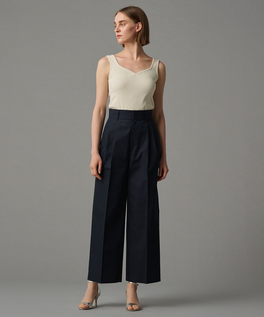 uncrave 【撥水・花粉防止・洗濯機洗い可】クリアツイル ワイドパンツ（uncrave STANDARD） 