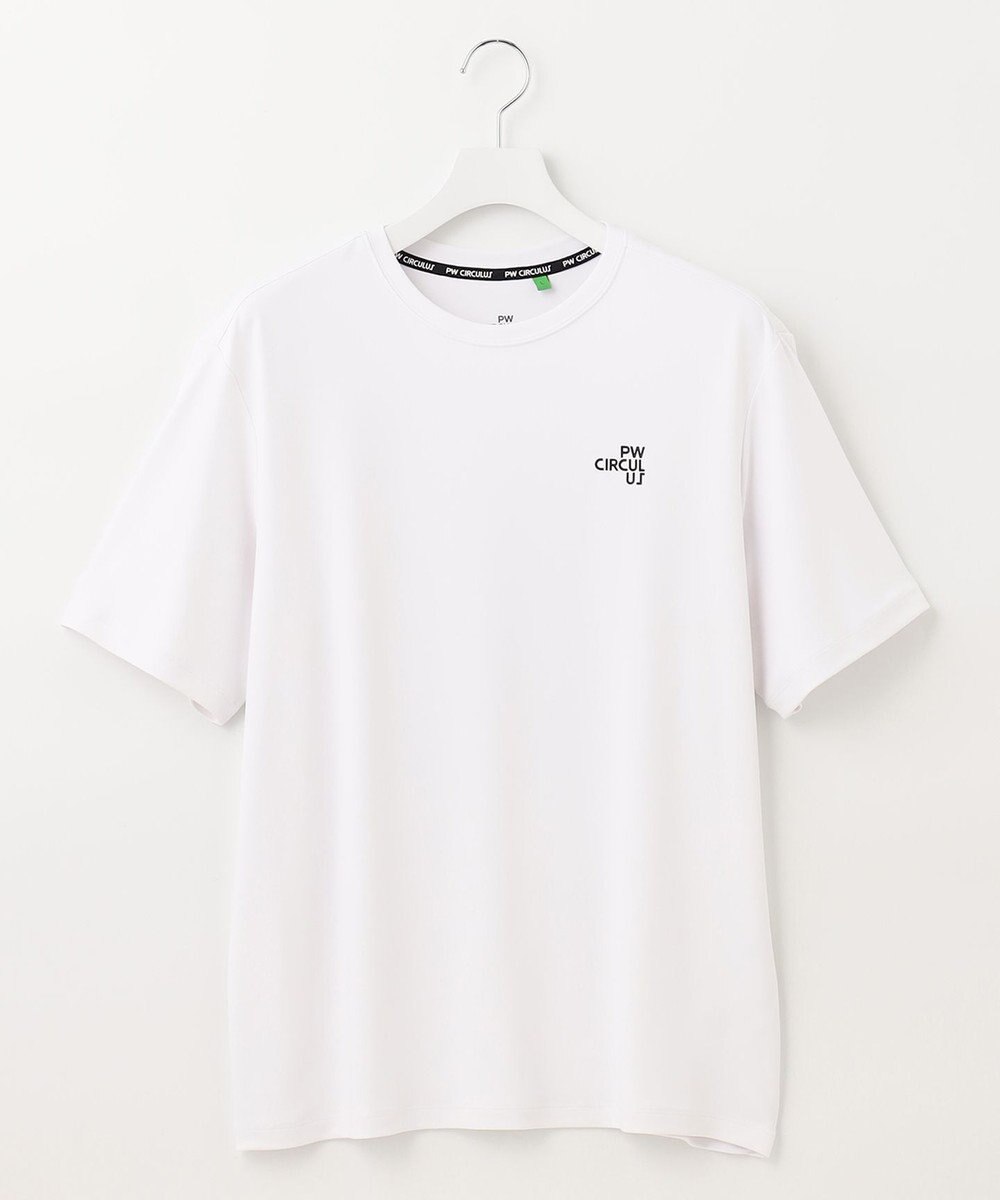 PW CIRCULUS 【UNISEX】【ストレッチ/UVケア/接触冷感/防透】バック フォト Tシャツ 