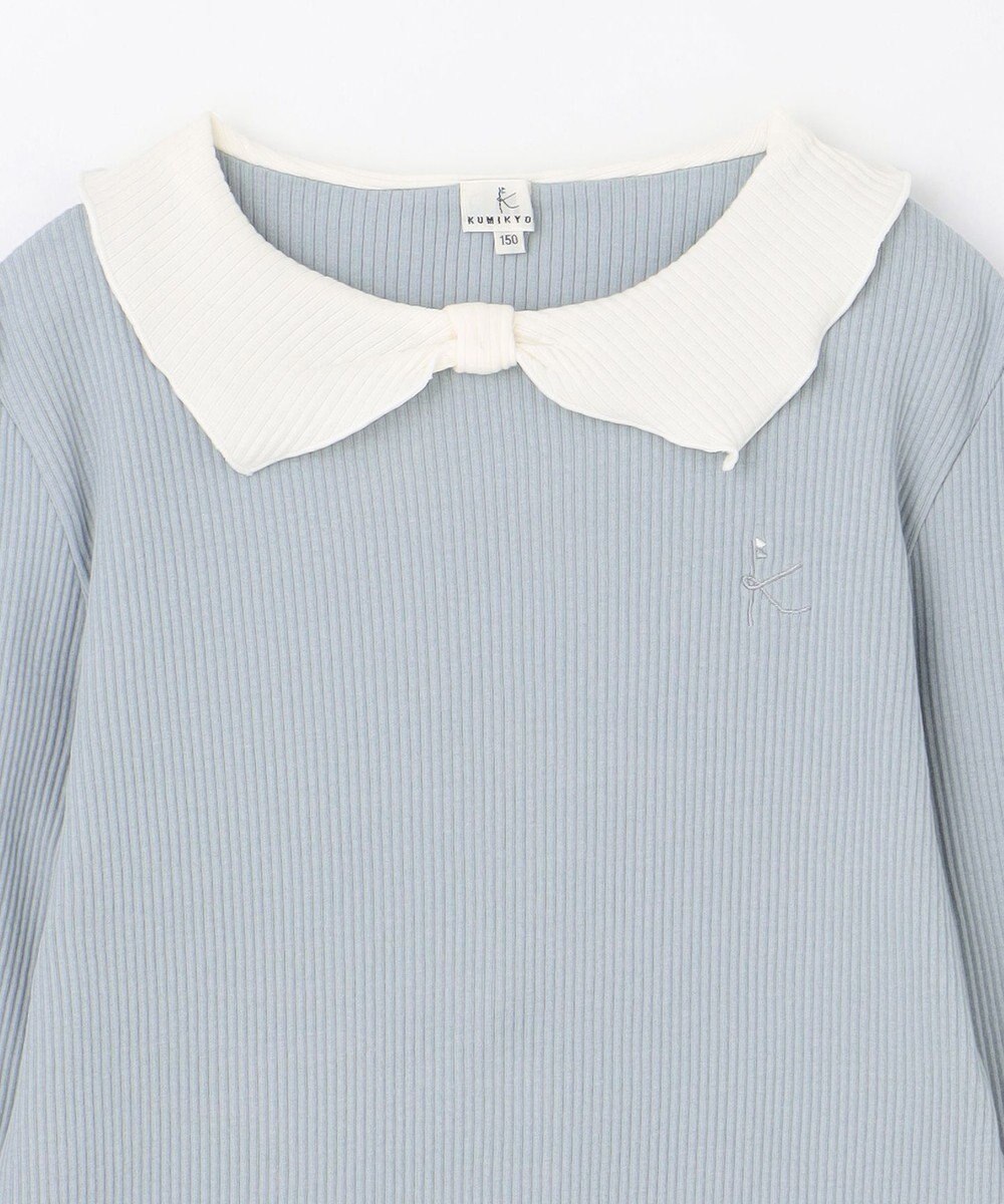 組曲 KIDS 【150-160㎝】リブリボン トップス 