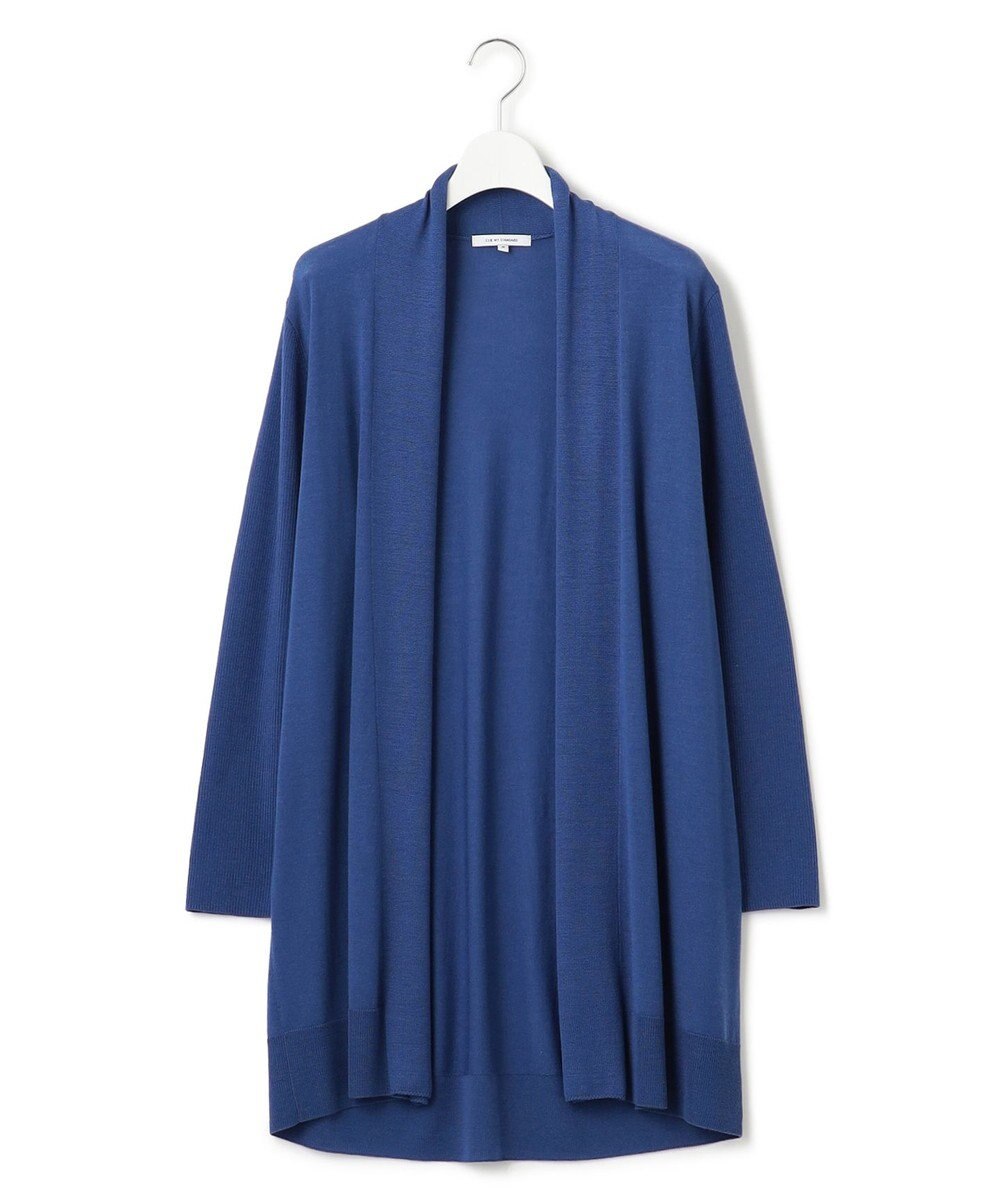 23区 【洗える】サステナブルウール ショールカラー カーディガン 