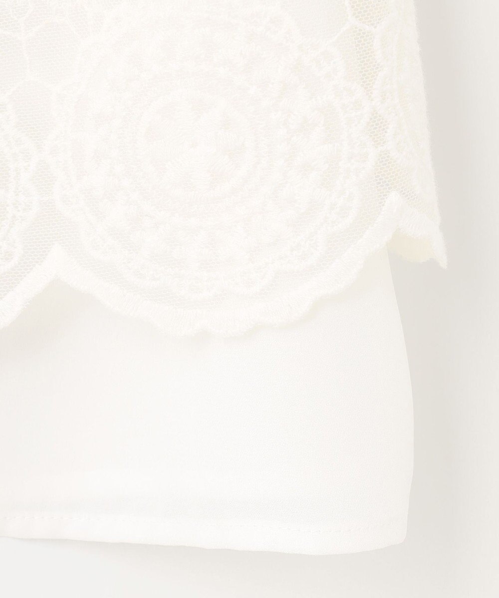 ANY SIS 【洗える】レイヤードレース ブラウス 