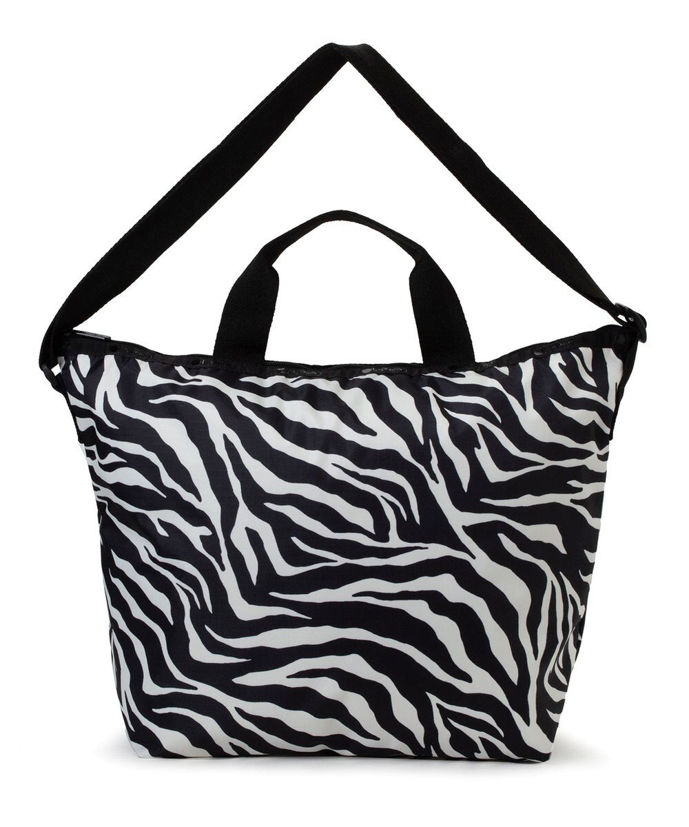 LeSportsac DELUXE EASY CARRY TOTE/クリームブラックゼブラ 
