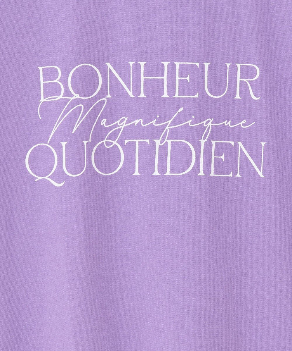 Green Parks フレンチスリーブ筆記体ロゴチュニック 