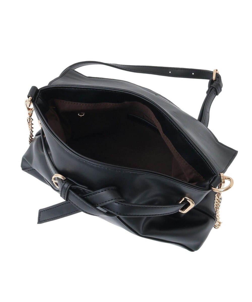 YECCA VECCA ベルトデザインチェーンバッグ 